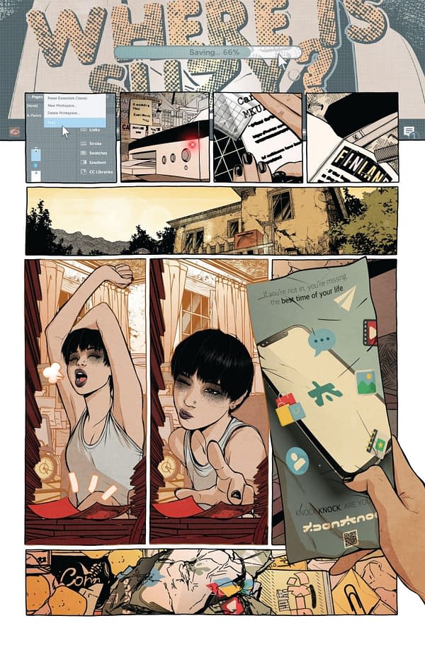 Interior preview page from Look Into My Eyes #1