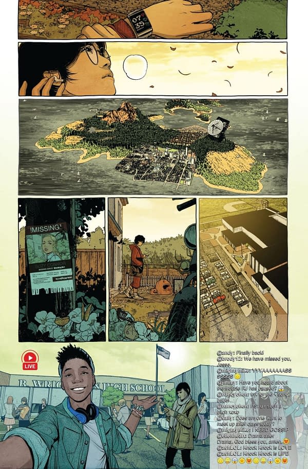 Interior preview page from Look Into My Eyes #1