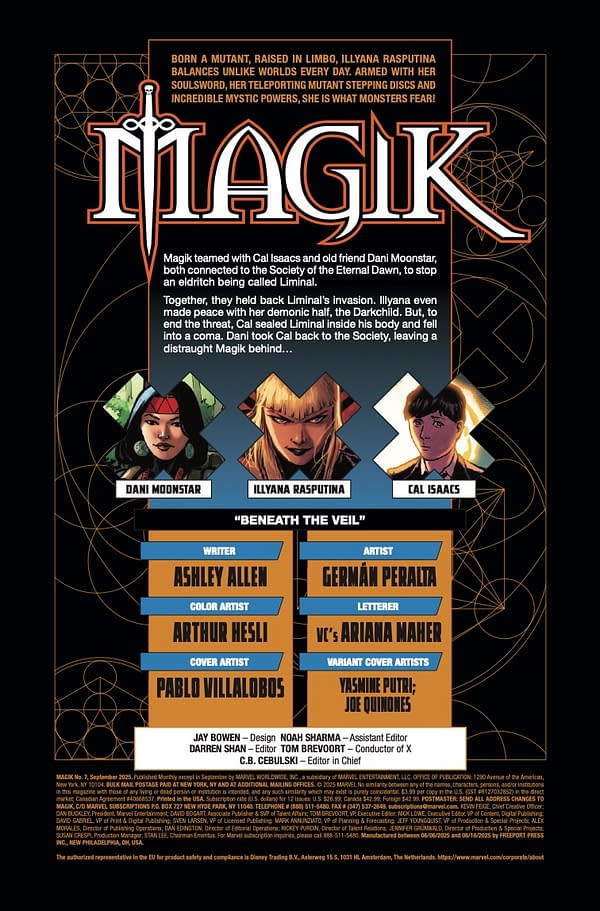 Interior preview page from MAGIK #7 PABLO VILLALOBOS COVER