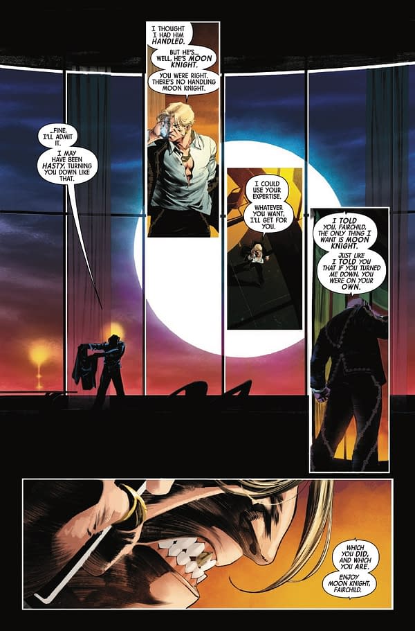Interior preview page from MOON KNIGHT: FIST OF KHONSHU #10 DAVIDE PARATORE COVER