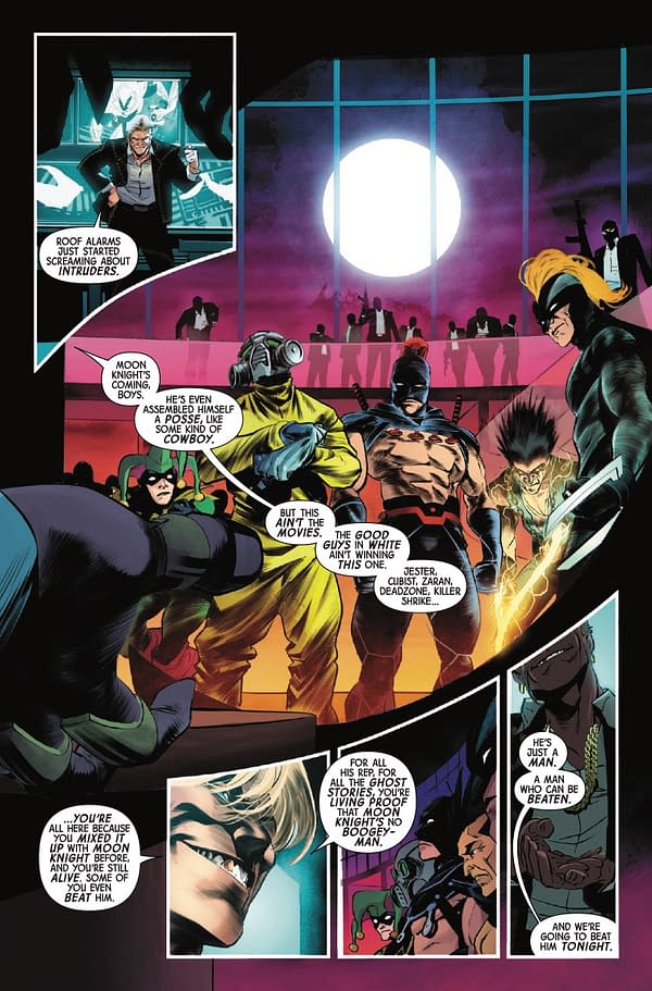 Interior preview page from MOON KNIGHT: FIST OF KHONSHU #10 DAVIDE PARATORE COVER
