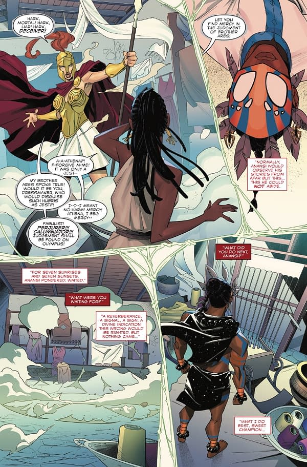 Interior preview page from MILES MORALES: SPIDER-MAN #35 FEDERICO VICENTINI COVER