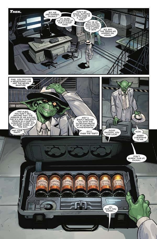 Interior preview page from NEW AVENGERS #2 STEPHEN SEGOVIA COVER