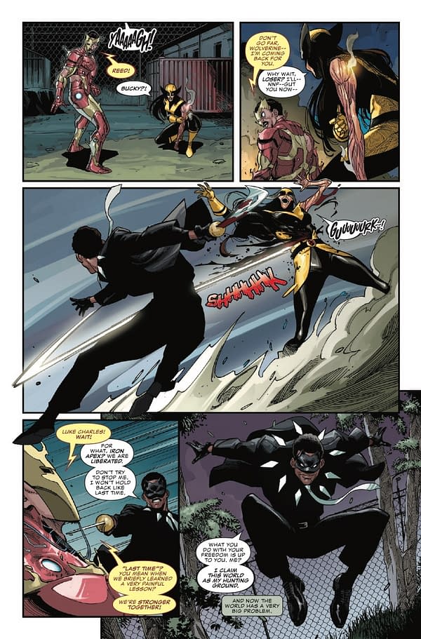 Interior preview page from NEW AVENGERS #2 STEPHEN SEGOVIA COVER