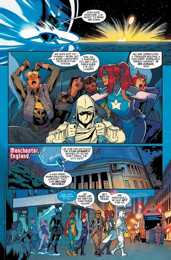 Interior preview page from NEW CHAMPIONS #7 GLEB MELNIKOV COVER