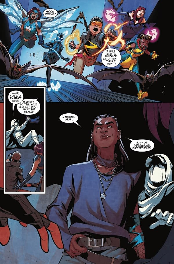 Interior preview page from NEW CHAMPIONS #7 GLEB MELNIKOV COVER
