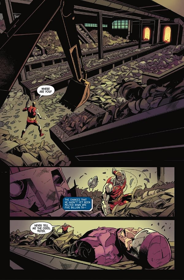 Interior preview page from RED HULK #6 GEOFF SHAW COVER