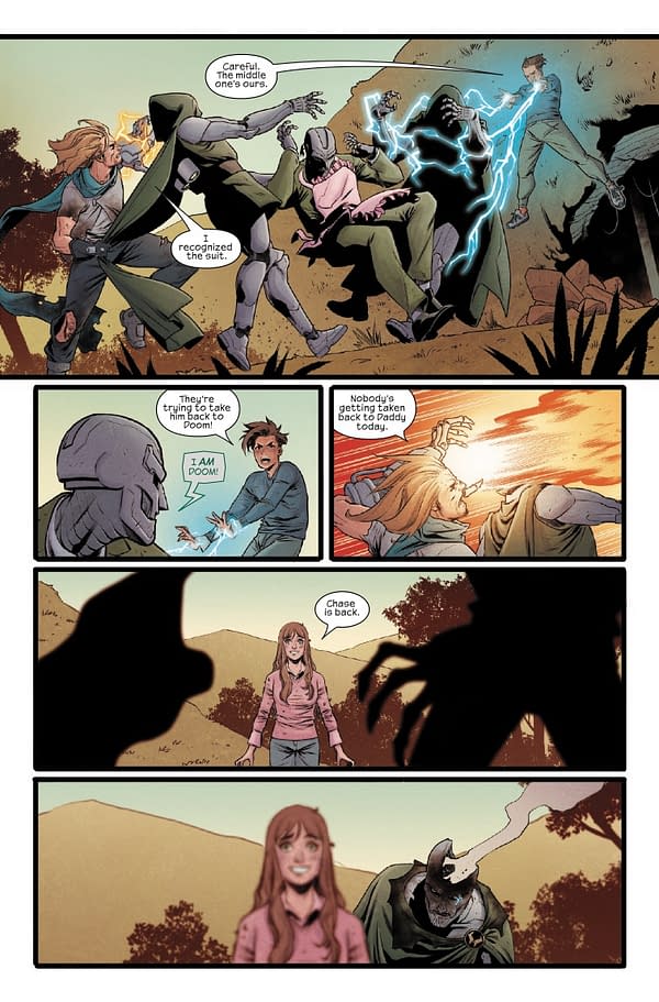 Interior preview page from RUNAWAYS #2 STEPHANIE HANS COVER