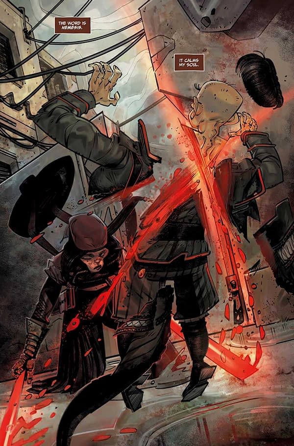 Interior preview page from Rebel Moon: Nemesis #1