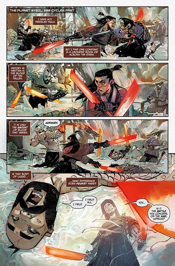 Interior preview page from Rebel Moon: Nemesis #1