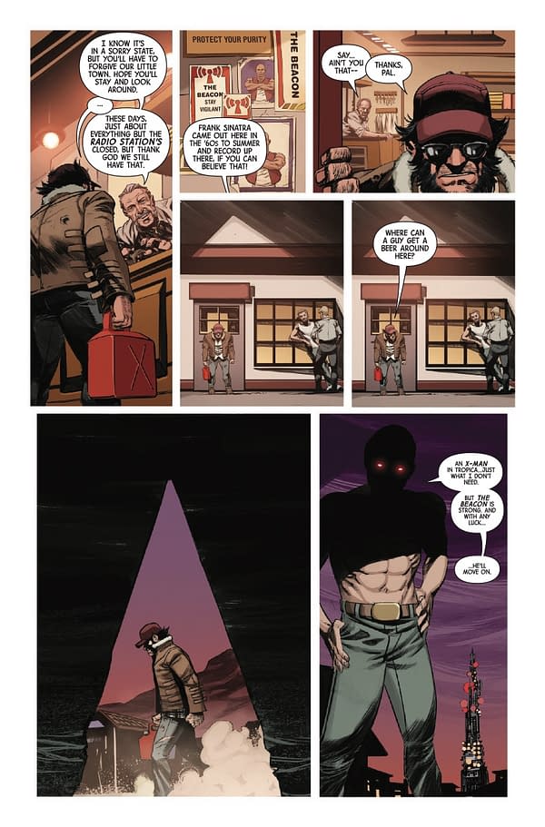 Interior preview page from SAVAGE WOLVERINE #1 THOMAS BLOOM COVER