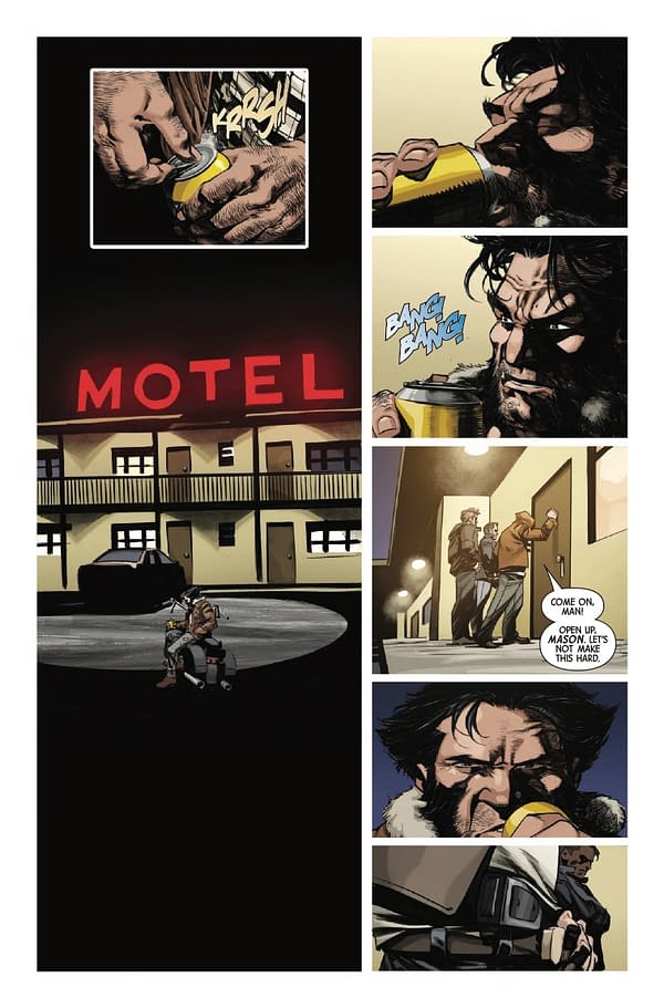 Interior preview page from SAVAGE WOLVERINE #1 THOMAS BLOOM COVER