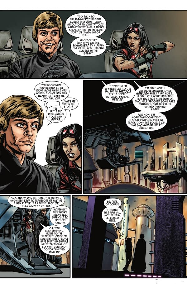 Interior preview page from STAR WARS: DOCTOR APHRA - CHAOS AGENT #2 EJIKURE COVER