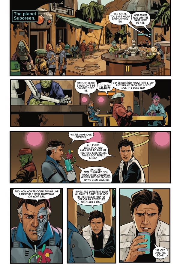 Interior preview page from STAR WARS #3 PHIL NOTO COVER
