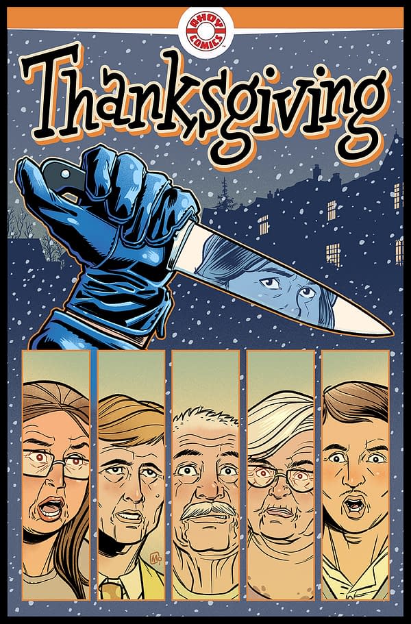 Mark Russell, Mauricet and Ahoy Comics Invite You to Thanksgiving