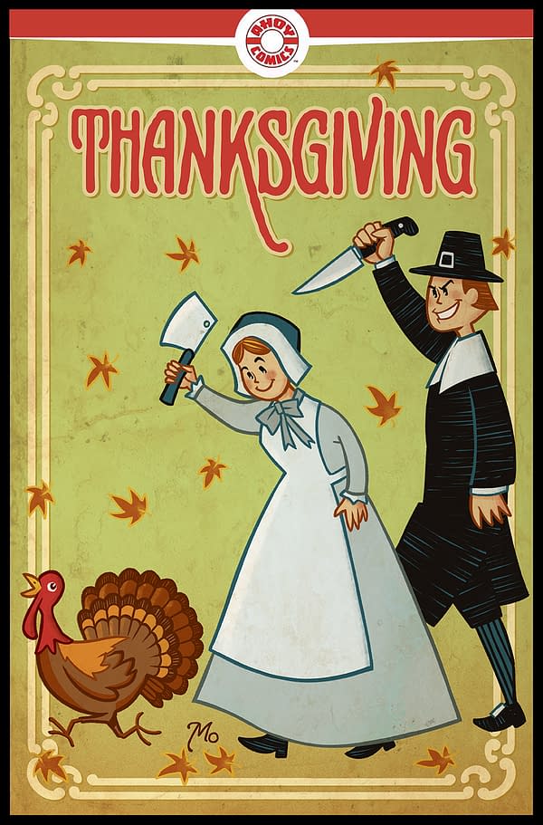 Mark Russell, Mauricet and Ahoy Comics Invite You to Thanksgiving