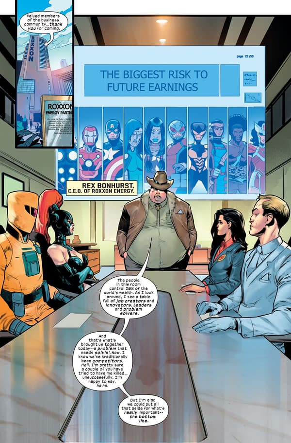 Interior preview page from ULTIMATES #14 DIKE RUAN COVER