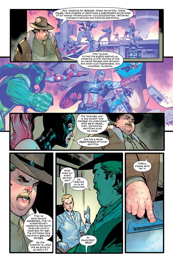 Interior preview page from ULTIMATES #14 DIKE RUAN COVER