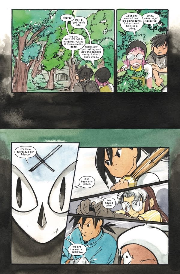 Interior preview page from ULTIMATE X-MEN #17 PEACH MOMOKO COVER