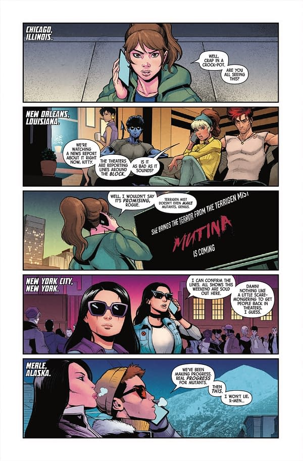 Interior preview page from UNCANNY X-MEN #17 DAVID MARQUEZ COVER