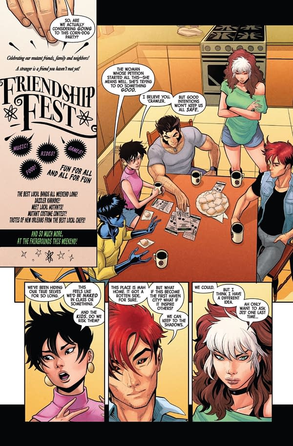 Interior preview page from UNCANNY X-MEN #18 DAVID MARQUEZ COVER
