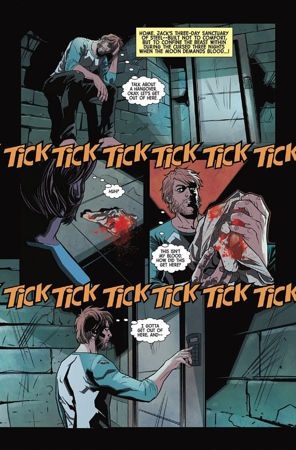 Interior preview page from WEREWOLF BY NIGHT: BLOOD MOON RISE #1 TYLER KIRKHAM COVER