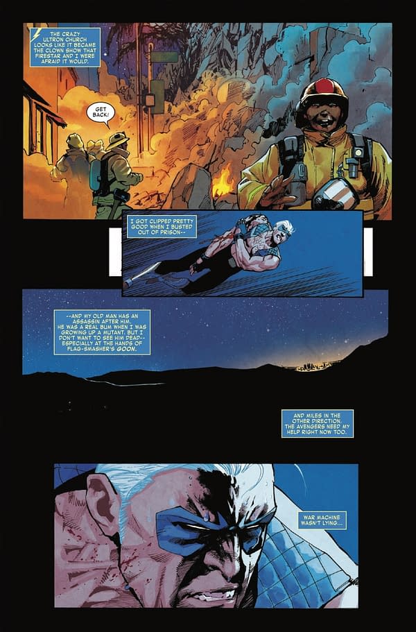 Interior preview page from WEST COAST AVENGERS #9 JOSEMARIA CASANOVAS COVER