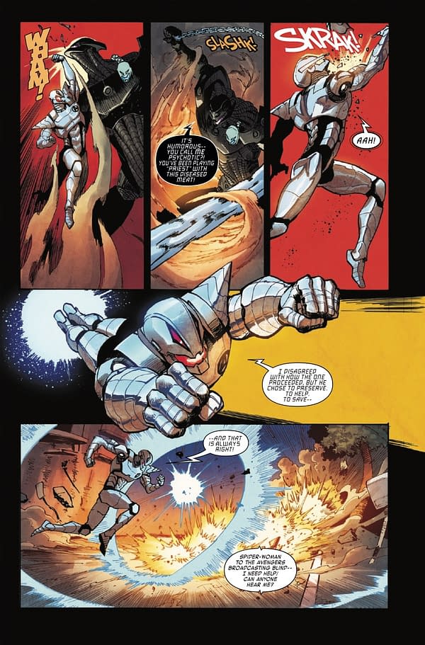 Interior preview page from WEST COAST AVENGERS #9 JOSEMARIA CASANOVAS COVER