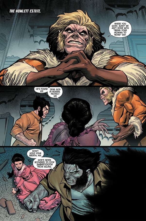 Interior preview page from WOLVERINE #11 MARTIN COCCOLO COVER