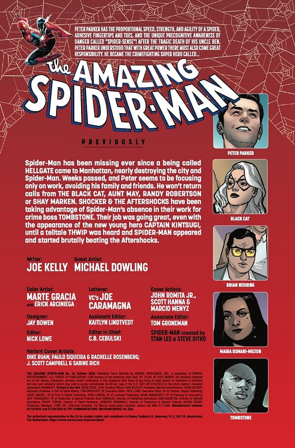 Interior preview page from AMAZING SPIDER-MAN #10 JOHN ROMITA JR. COVER