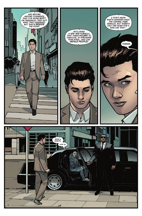 Interior preview page from AMAZING SPIDER-MAN #10 JOHN ROMITA JR. COVER