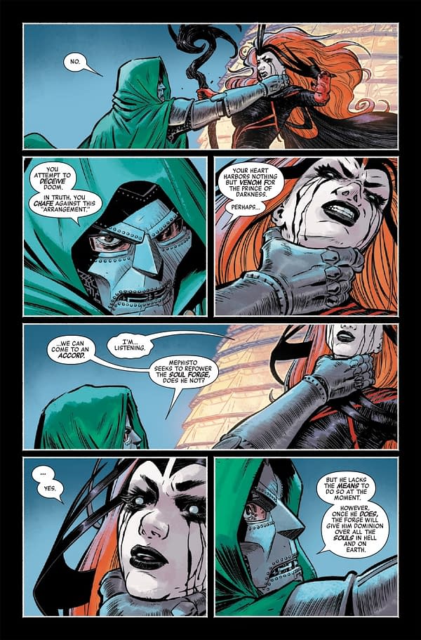 Interior preview page from BRING ON THE BAD GUYS: MEPHISTO #1 LEE BERMEJO COVER