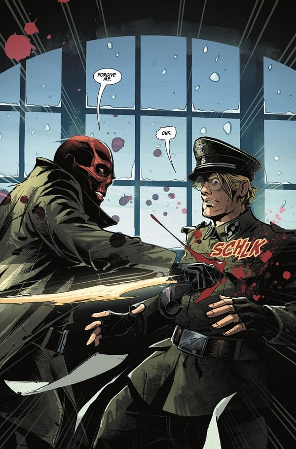 Interior preview page from BRING ON THE BAD GUYS: RED SKULL #1 LEE BERMEJO COVER