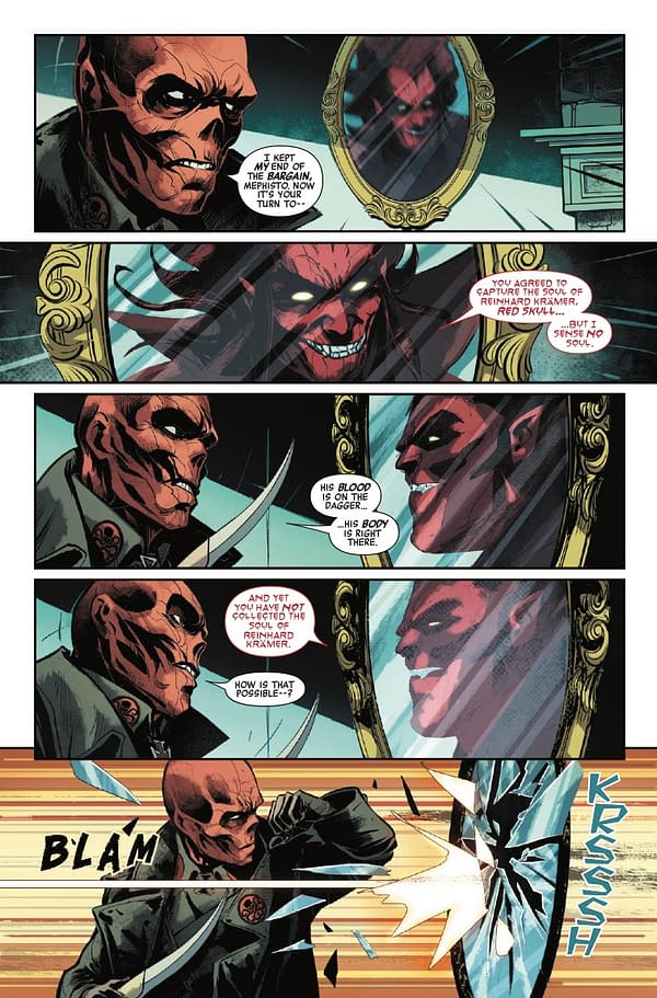 Interior preview page from BRING ON THE BAD GUYS: RED SKULL #1 LEE BERMEJO COVER