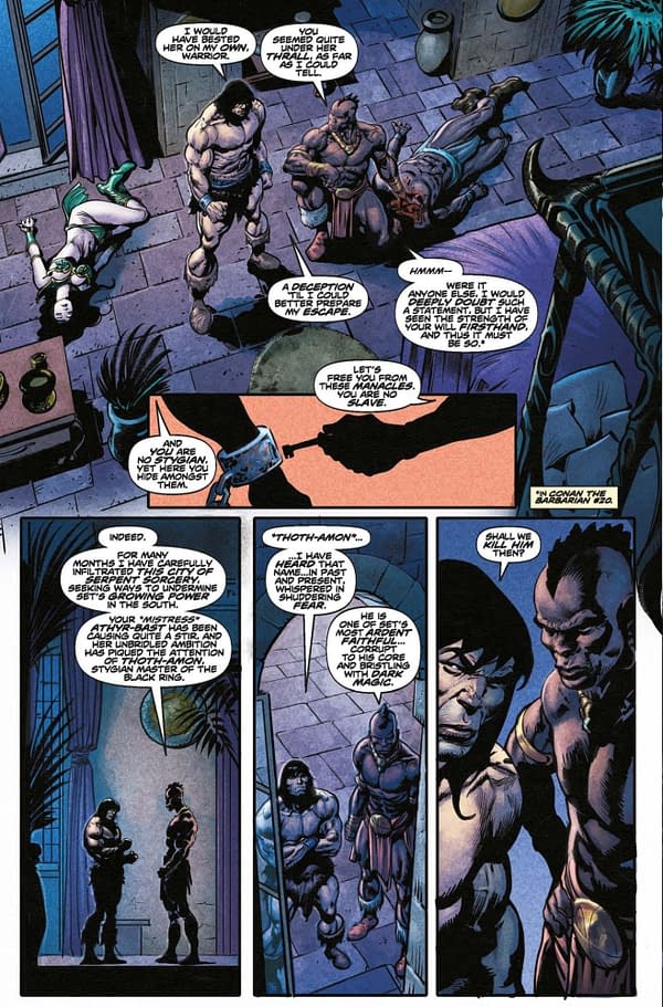 Interior preview page from Conan the Barbarian #23