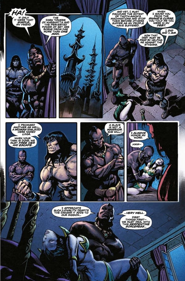Interior preview page from Conan the Barbarian #23