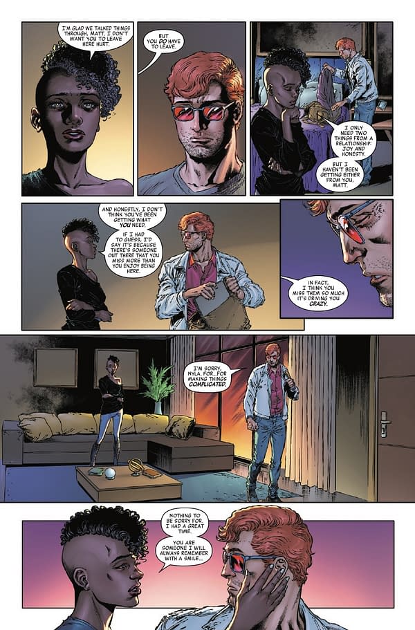 Interior preview page from DAREDEVIL #24 JOHN ROMITA JR. COVER