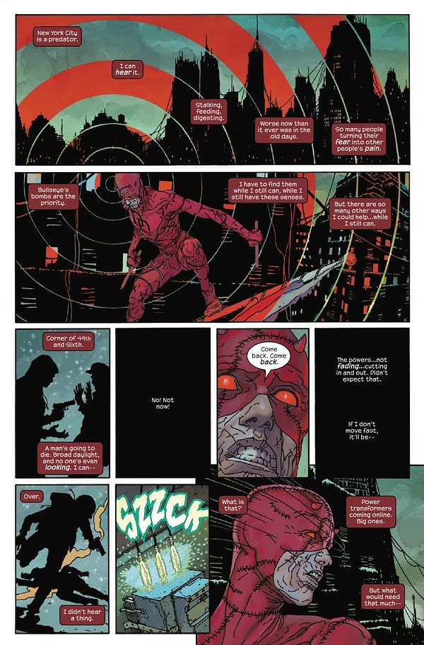Interior preview page from DAREDEVIL: COLD DAY IN HELL #3 STEVE MCNIVEN COVER