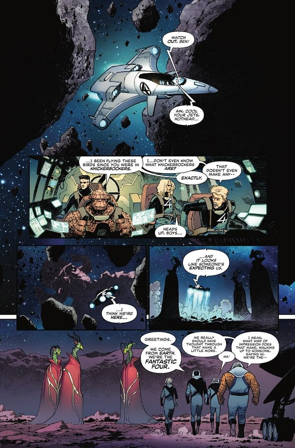Interior preview page from DEATH OF THE SILVER SURFER #3 DIKE RUAN COVER