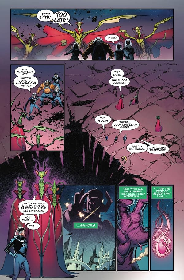 Interior preview page from DEATH OF THE SILVER SURFER #3 DIKE RUAN COVER