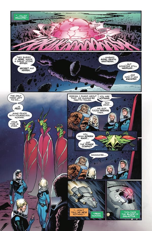 Interior preview page from DEATH OF THE SILVER SURFER #3 DIKE RUAN COVER