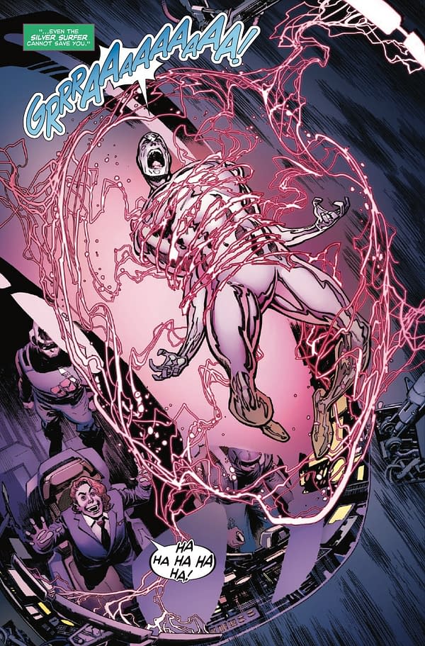 Interior preview page from DEATH OF THE SILVER SURFER #3 DIKE RUAN COVER