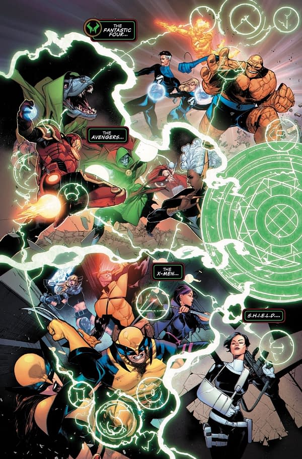 Interior preview page from DOOMED 2099 #1 DERRICK CHEW COVER