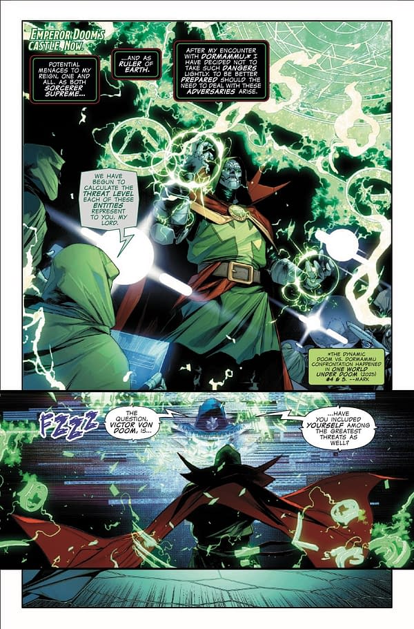 Interior preview page from DOOMED 2099 #1 DERRICK CHEW COVER