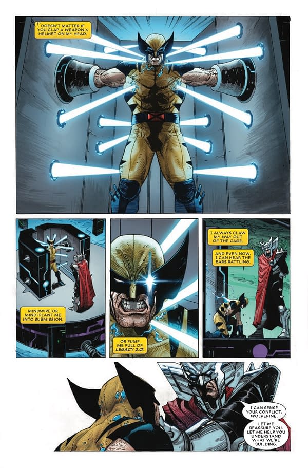 Interior preview page from DEADPOOL/WOLVERINE #8 JOSHUA CASSARA COVER