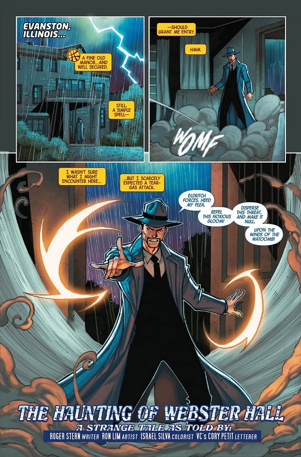 Interior preview page from DOCTOR STRANGE #450 LEINIL YU COVER