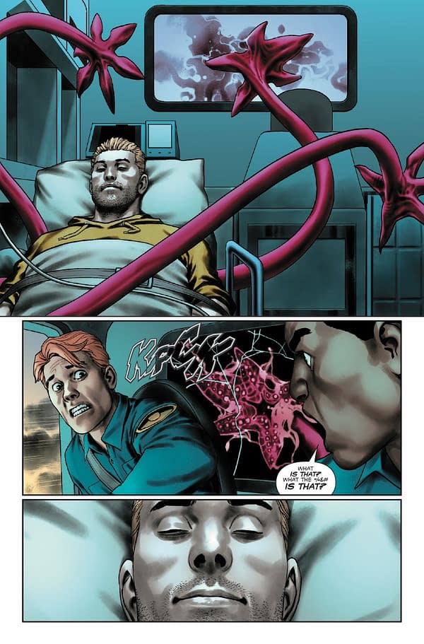 Interior preview page from EDDIE BROCK: CARNAGE #7 JESUS SAIZ COVER