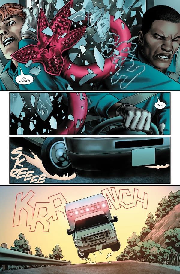 Interior preview page from EDDIE BROCK: CARNAGE #7 JESUS SAIZ COVER