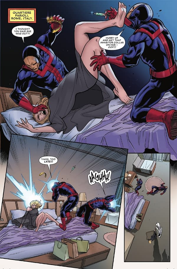 Interior preview page from EMMA FROST: THE WHITE QUEEN #3 DAVID NAKAYAMA COVER