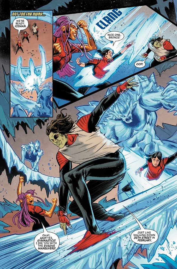 Interior preview page from EXCEPTIONAL X-MEN #12 CARMEN CARNERO COVER